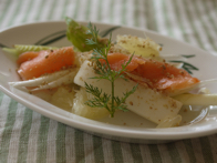 うどと柑橘のサラダ